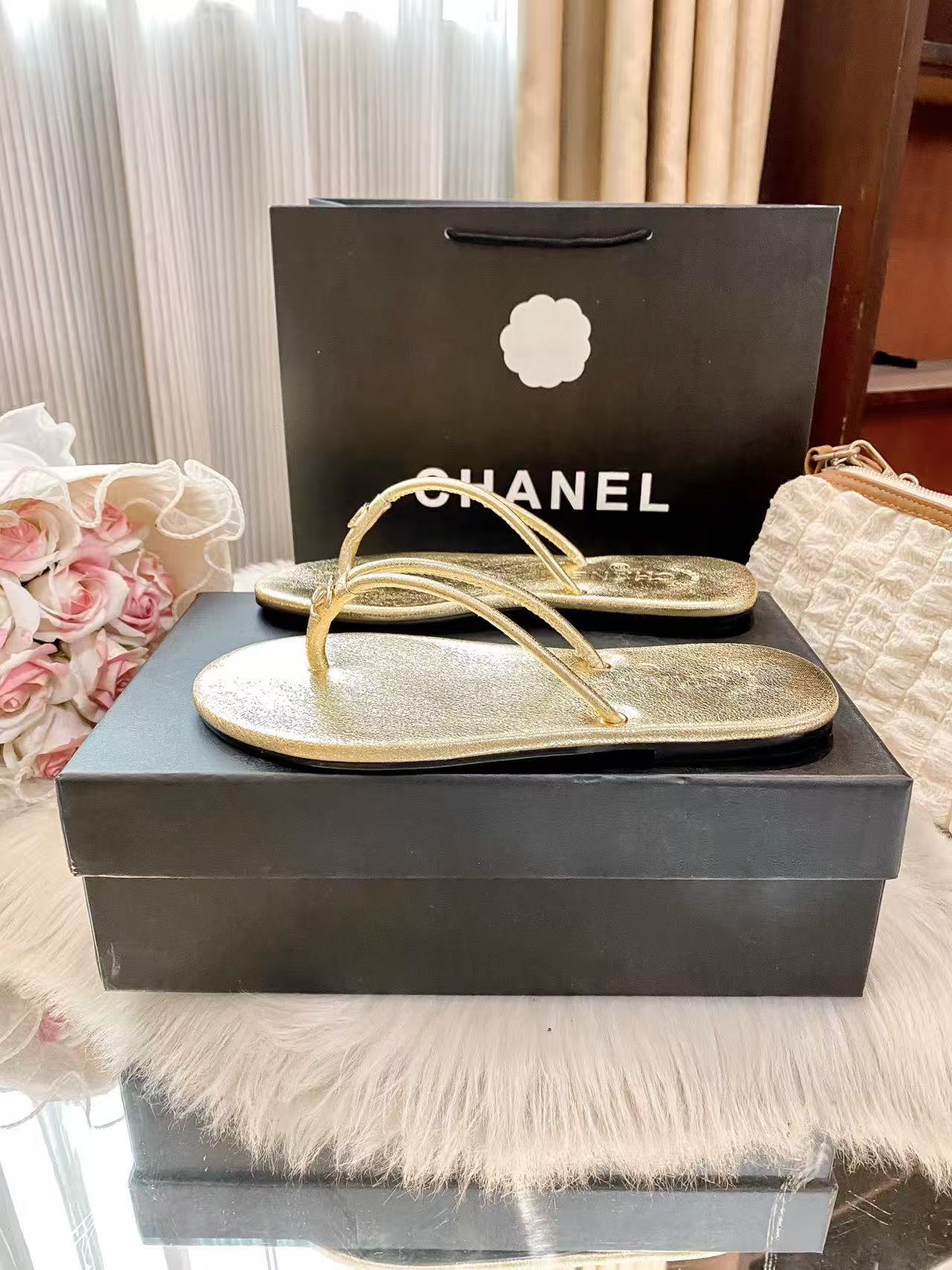 CHANE1 シンプルダブルCスリッパ【50％割引+送料無料】