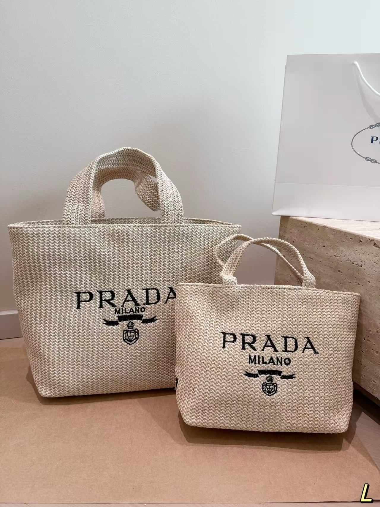 PR4DA ストローレターショッピングバッグ【50％割引+送料無料】