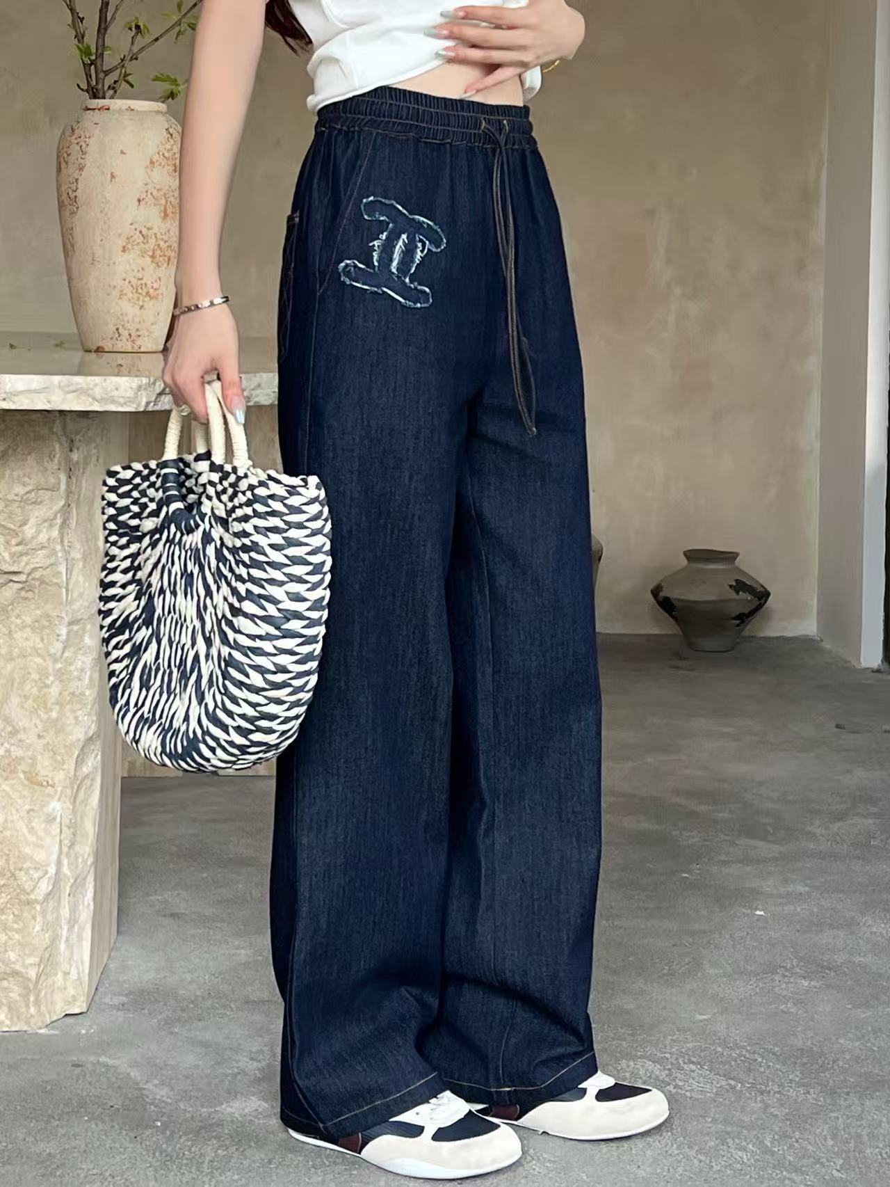CHANE1 ダブルC Tシャツ＋パンツ ツーピースセット【50％割引+送料無料】