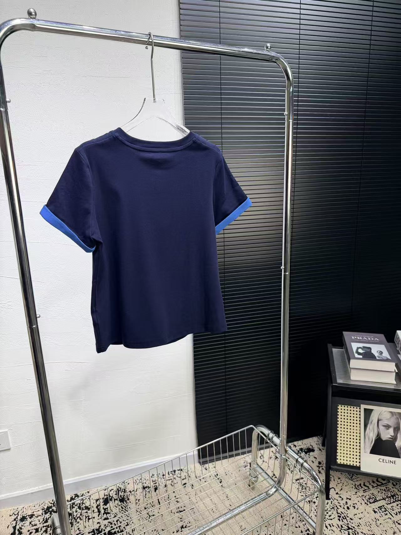 CEL1NE カラーブロックレターTシャツ【50％割引+送料無料】