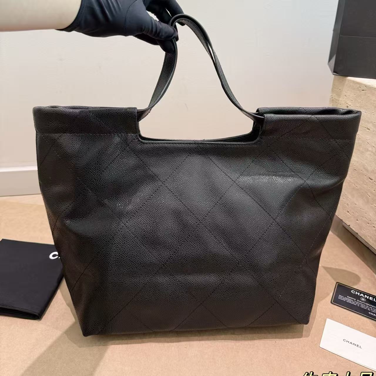 CHANE1 ダブルCロゴショッピングバッグ【50％割引+送料無料】