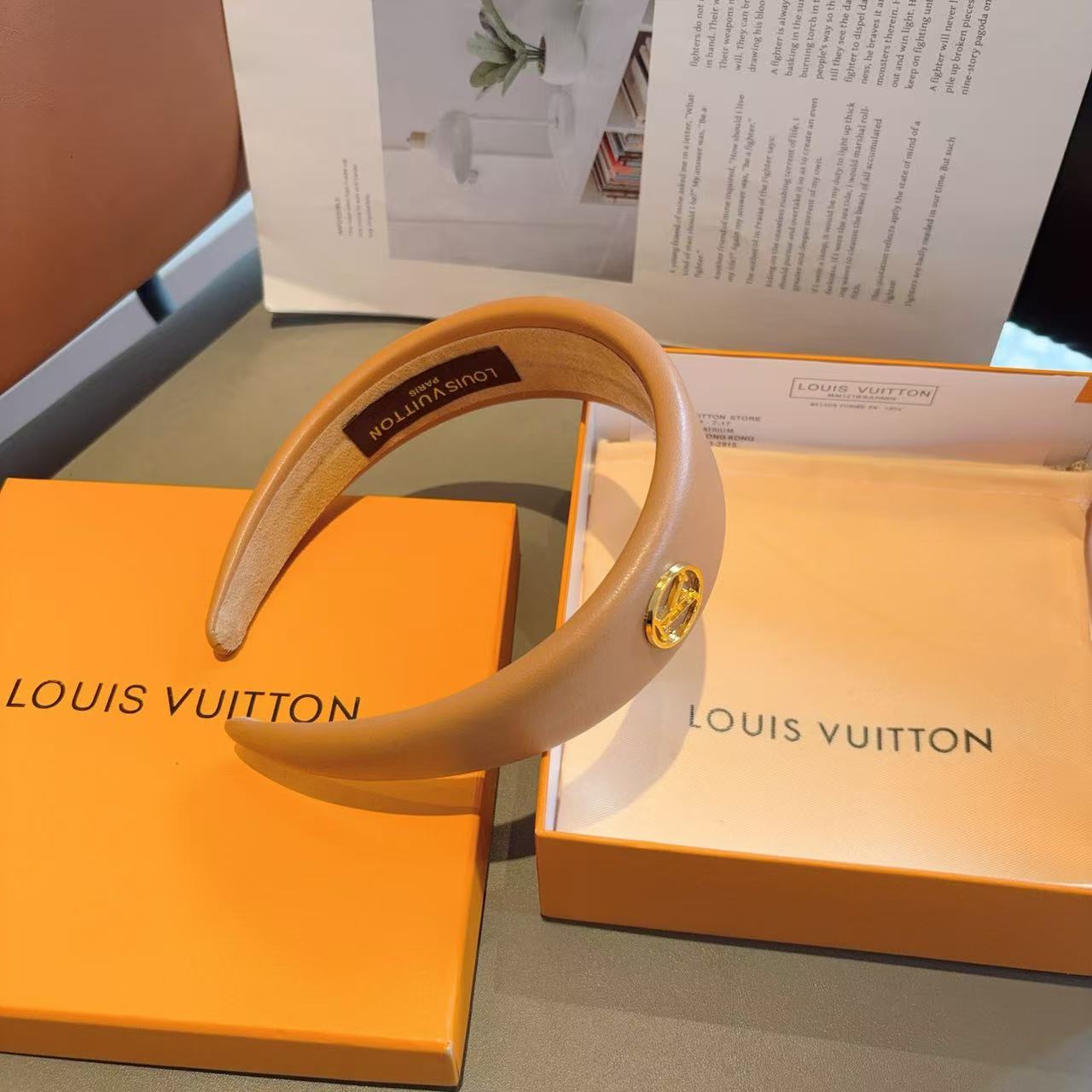 LV ミニマリスト・ロゴ・ヘッドバンド【50％割引+送料無料】