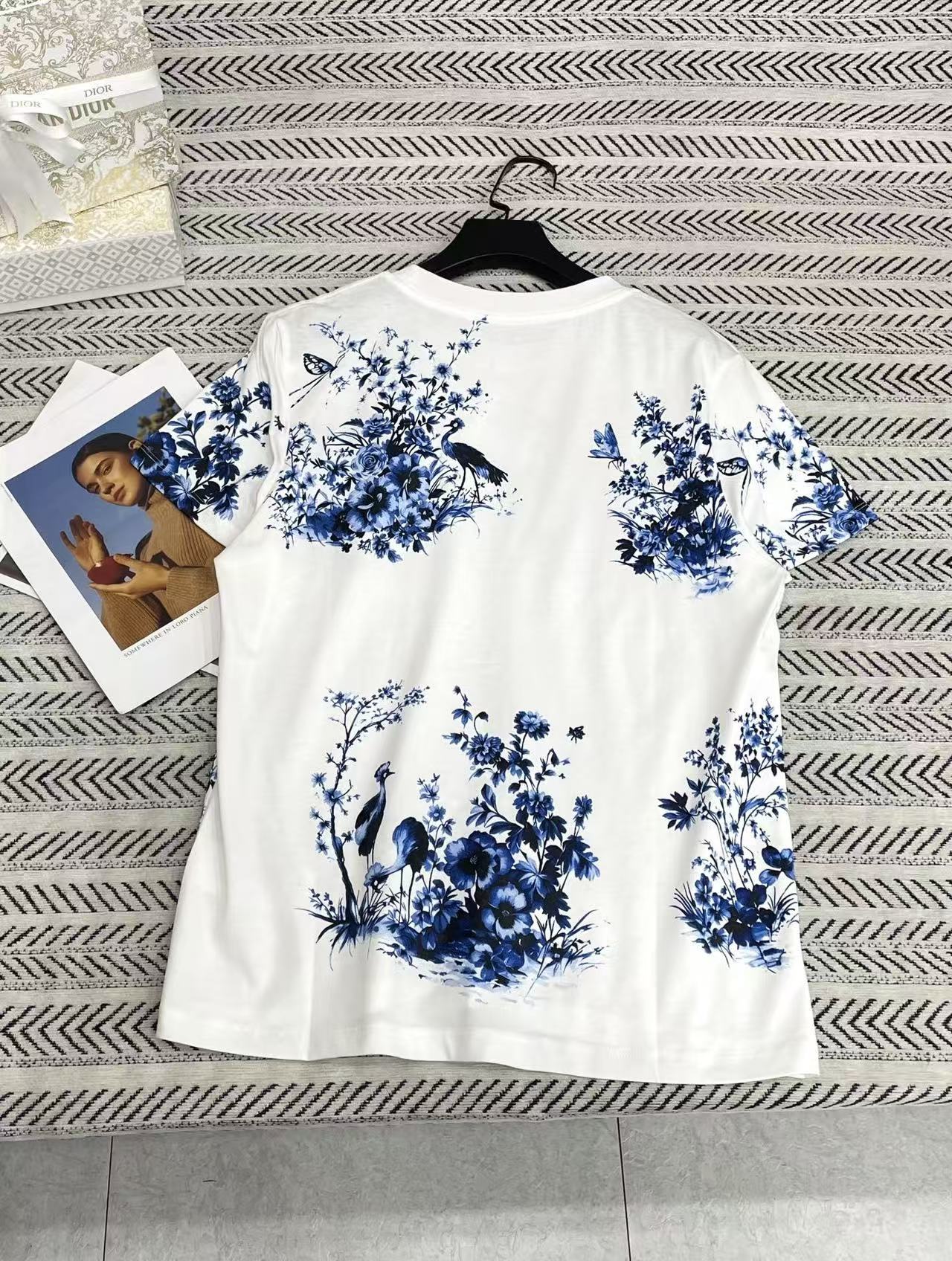 DI0Rフラミンゴ柄Tシャツ【50％割引+送料無料】