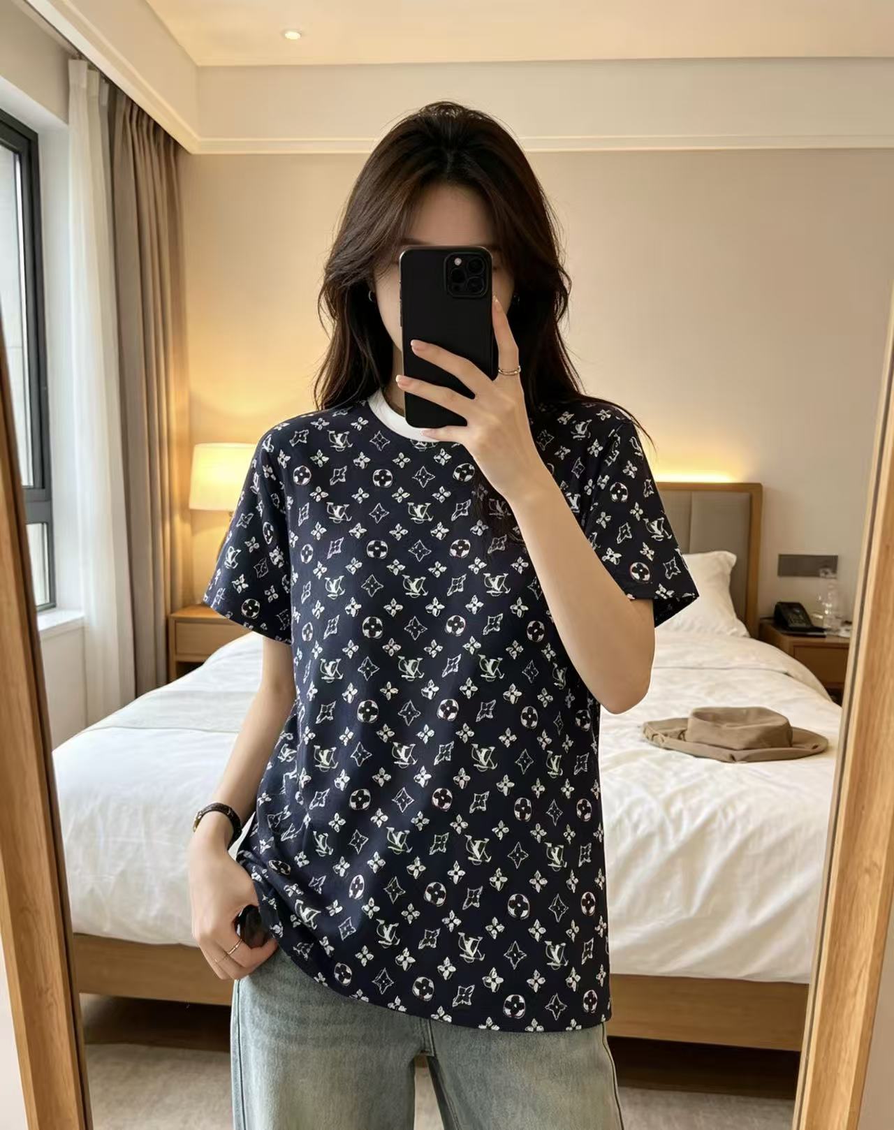 LVプリントTシャツ【50％割引+送料無料】