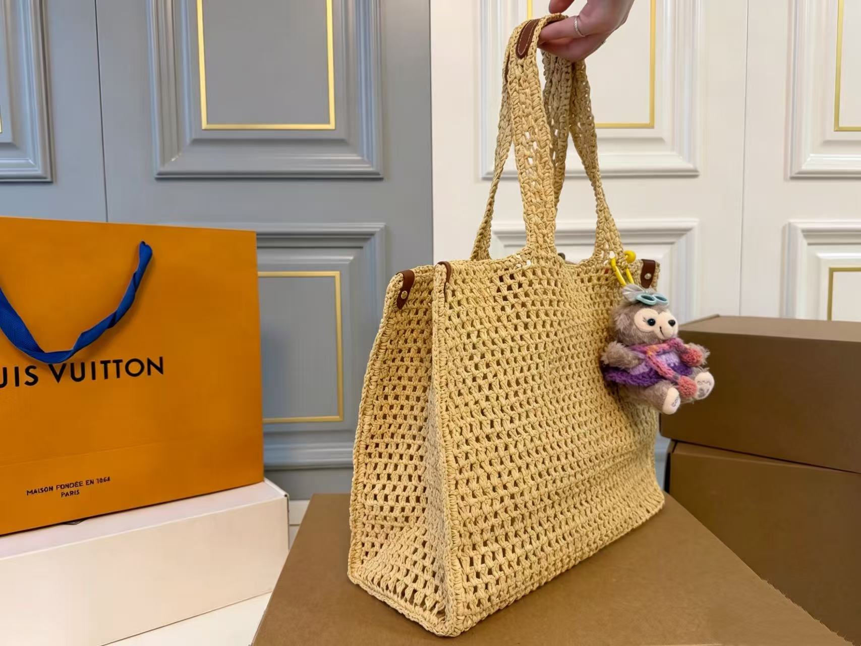 LV ウーブン・トートバッグ【50％割引+送料無料】