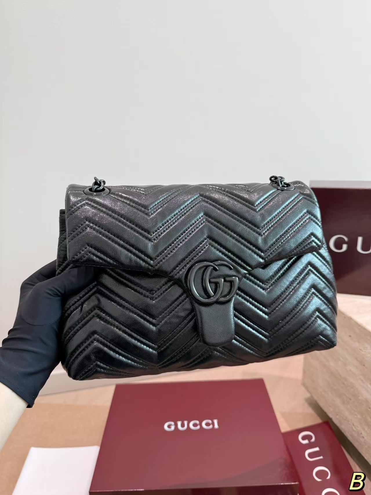 GUCC1 Soft Marmontチェーンバッグ【50％割引+送料無料】