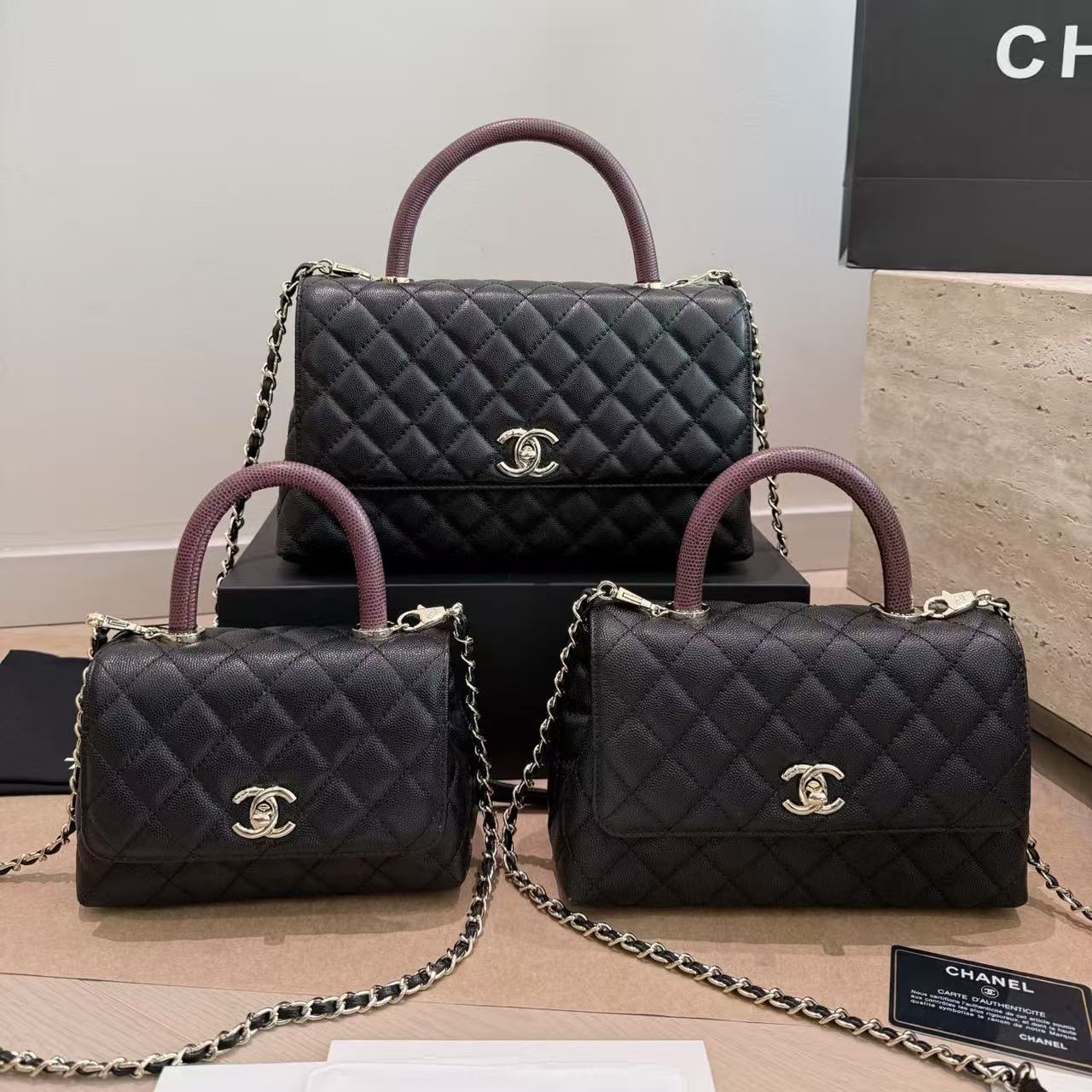 CHANE1 チェーンハンドバッグ【50％割引+送料無料】