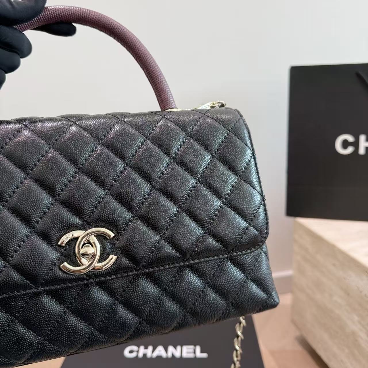 CHANE1 チェーンハンドバッグ【50％割引+送料無料】