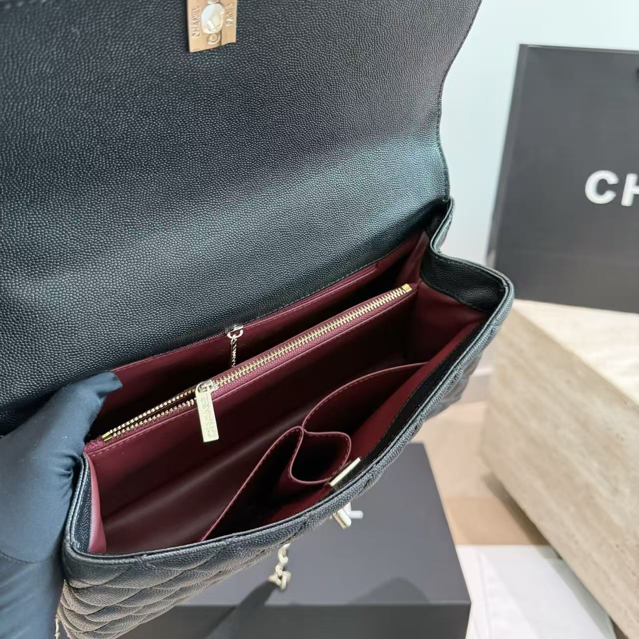CHANE1 チェーンハンドバッグ【50％割引+送料無料】