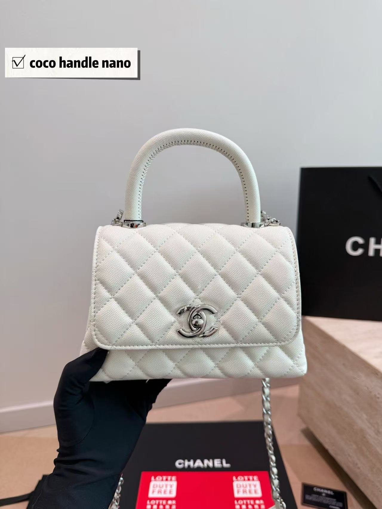 CHANE1 coco Handle miniハンドバッグ【50％割引+送料無料】