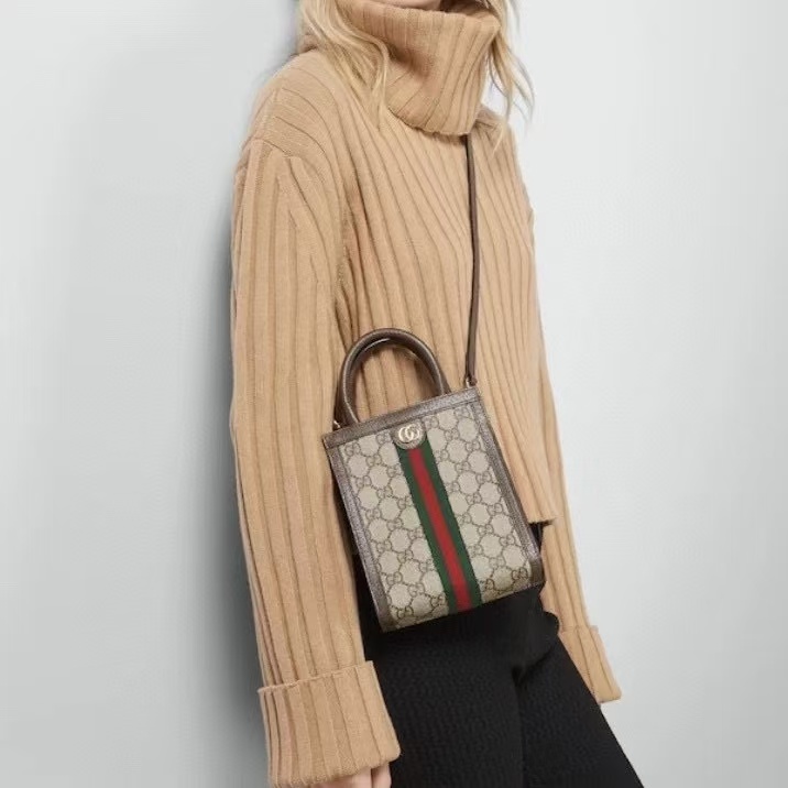GUCCI ジャカードトートバッグ【50％割引+送料無料】