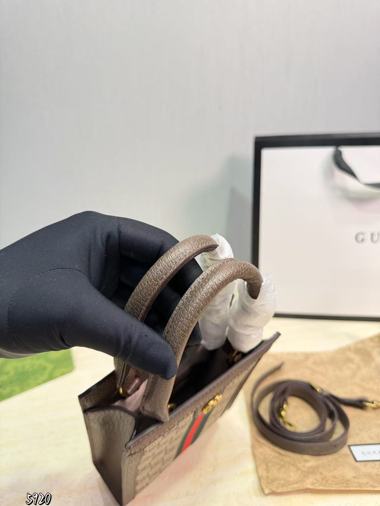 GUCCI ジャカードトートバッグ【50％割引+送料無料】