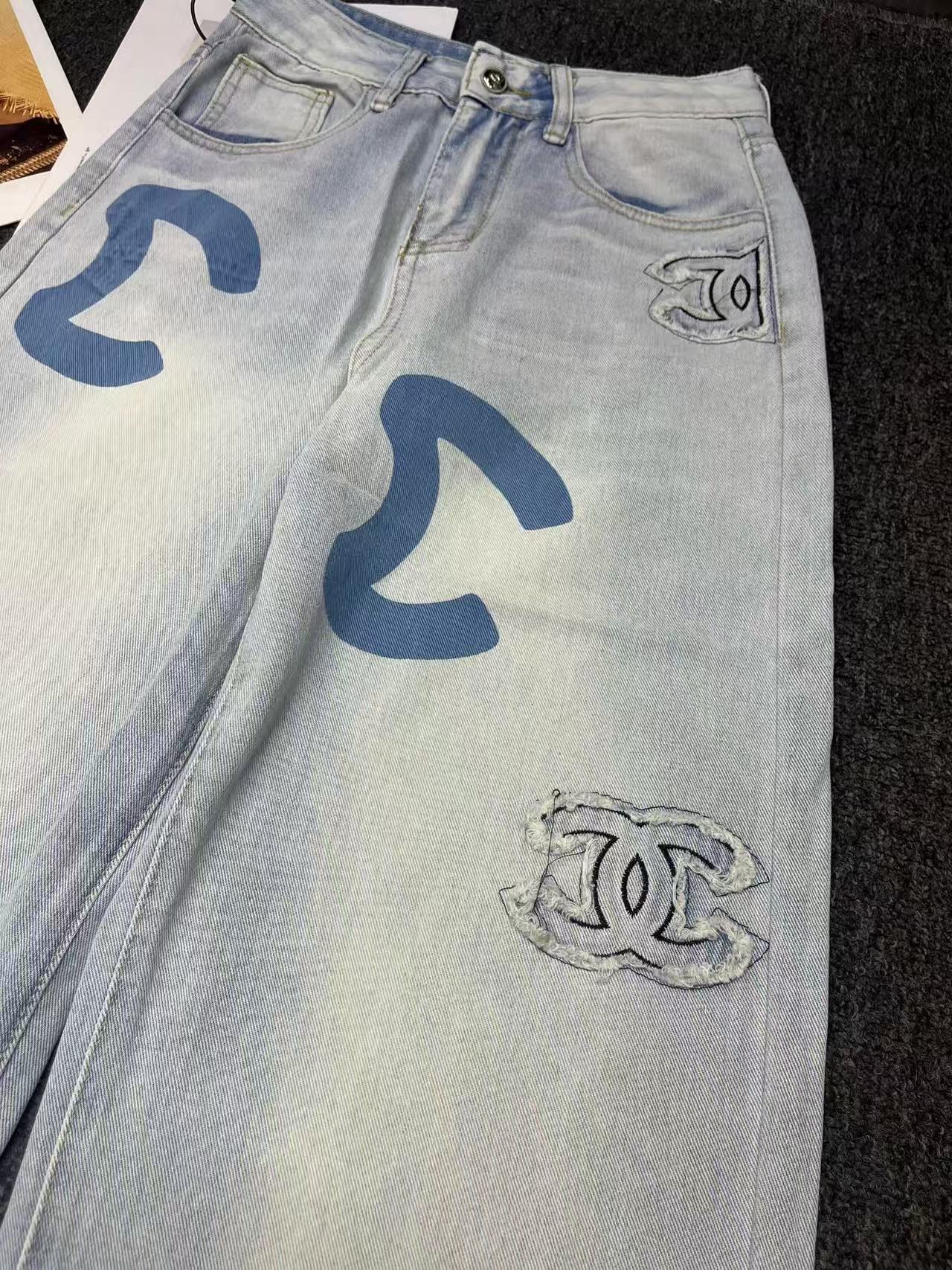 CHANE1 ダブルCジーンズ【50％割引+送料無料】