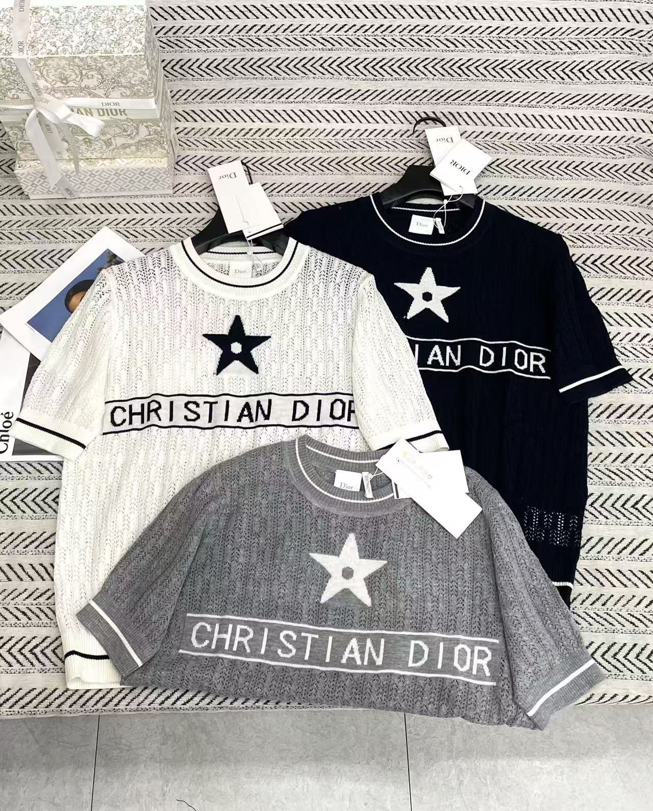 DIOR レタリング ウールセーター【50％割引+送料無料】