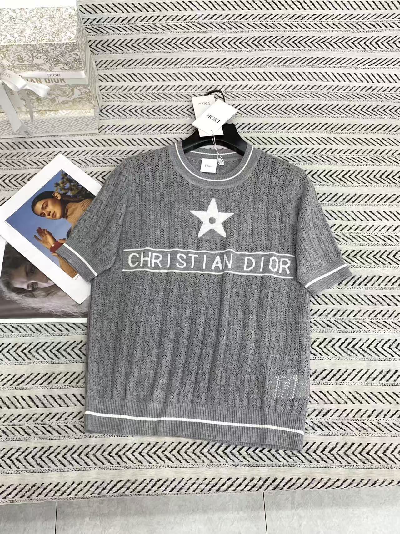 DIOR レタリング ウールセーター【50％割引+送料無料】