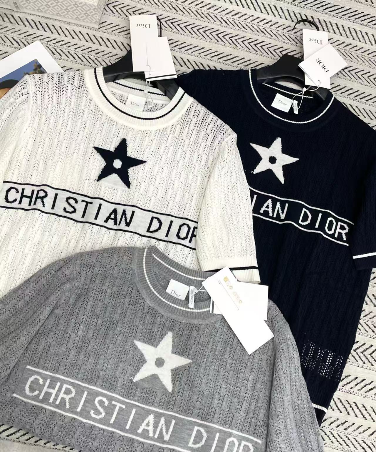 DIOR レタリング ウールセーター【50％割引+送料無料】