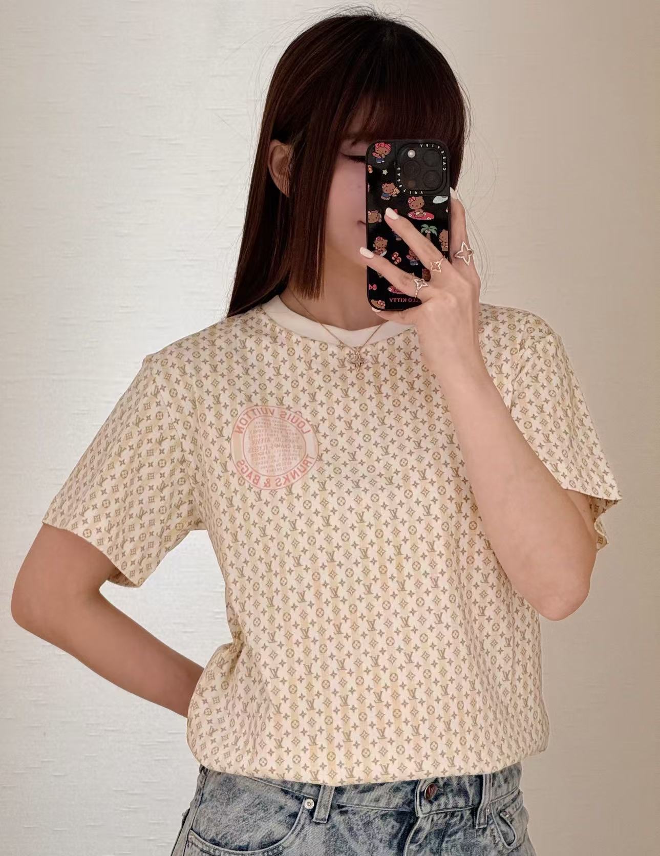 LVプリントTシャツ【50％割引+送料無料】