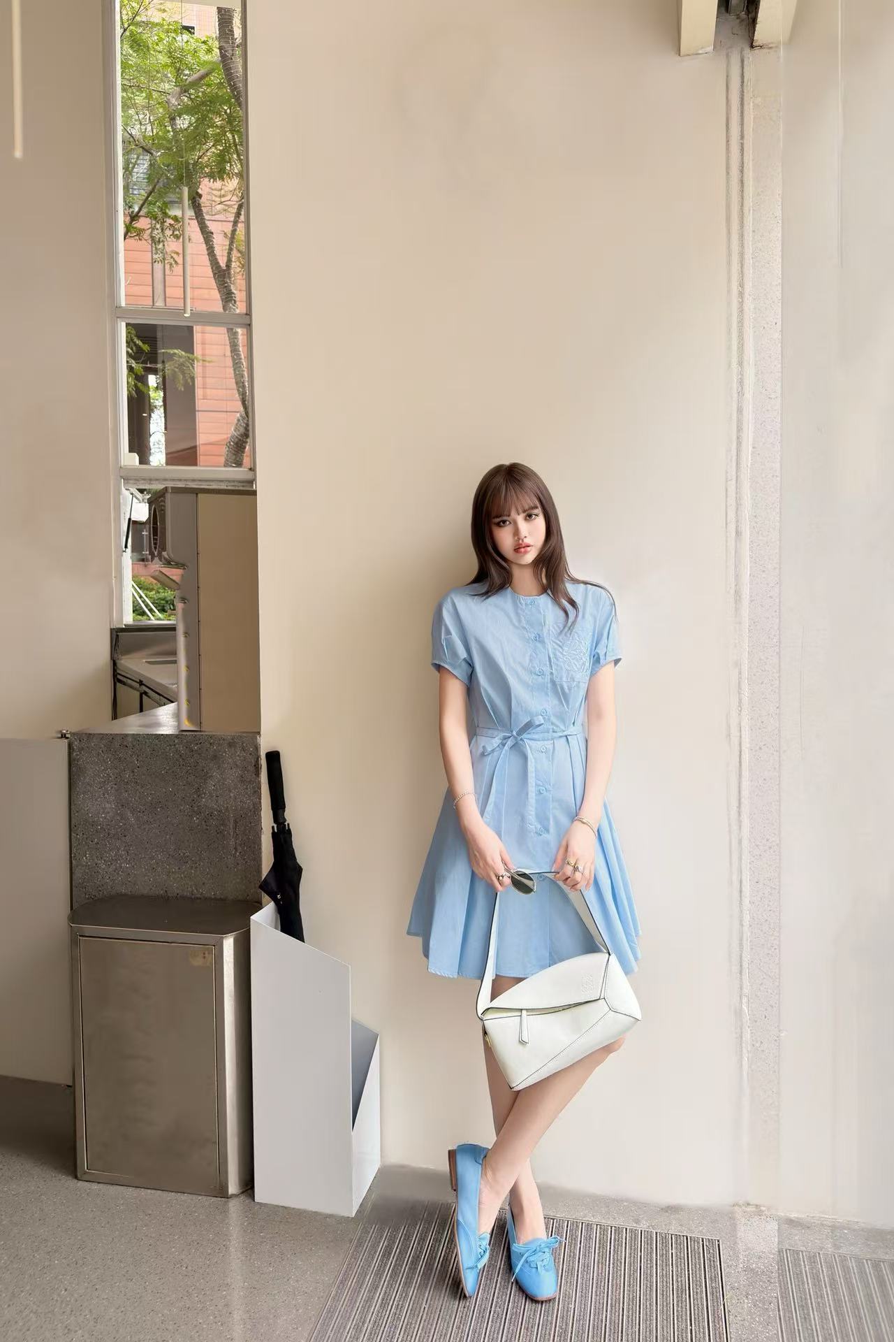 L0WEW刺繍ロゴドレス【50％割引+送料無料】