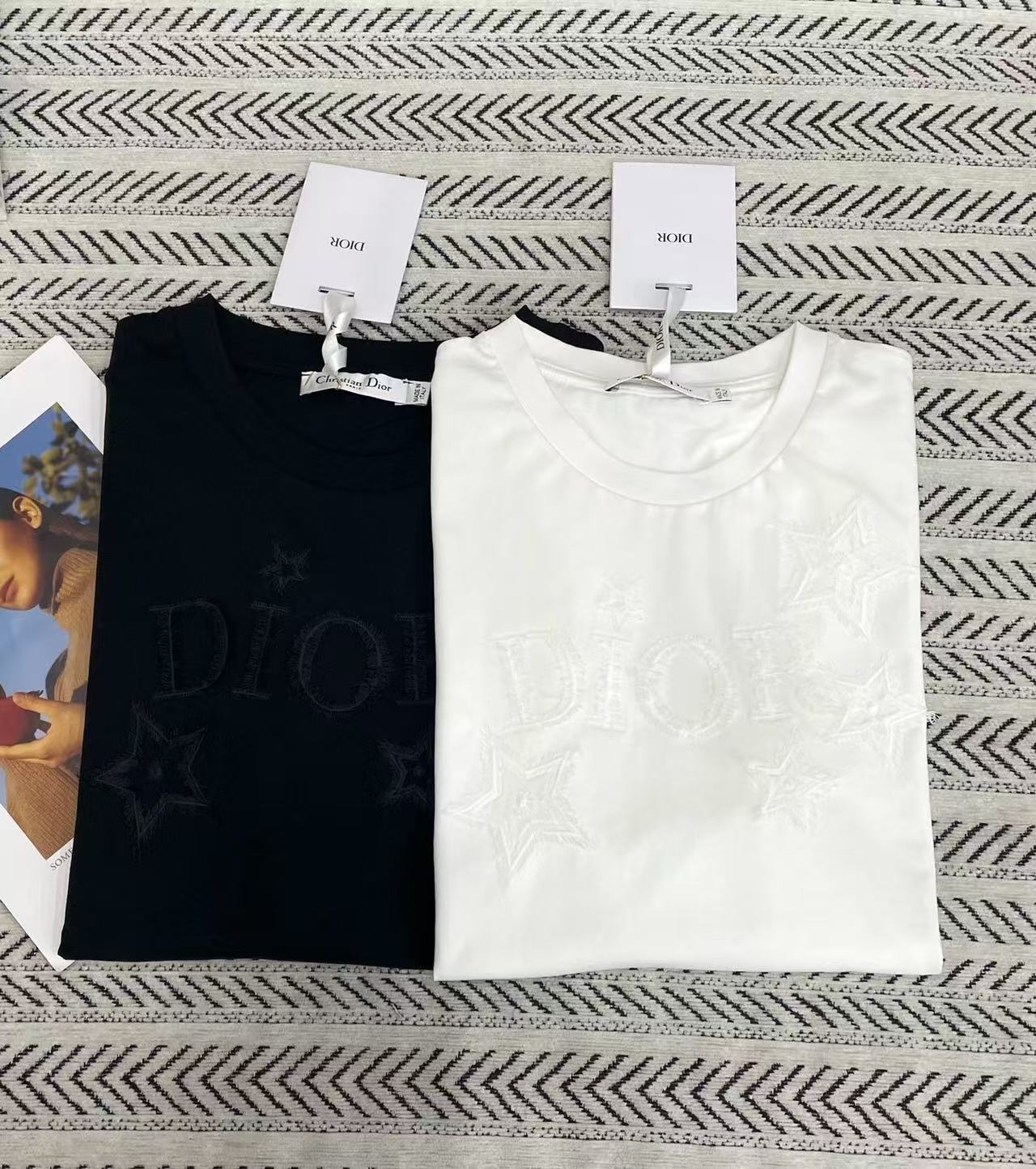 DI0R五芒星刺繍入りTシャツ【50％割引+送料無料】