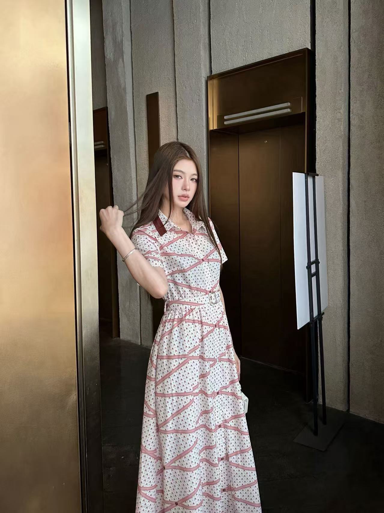 LV 高品質プリントワンピース【50％割引+送料無料】