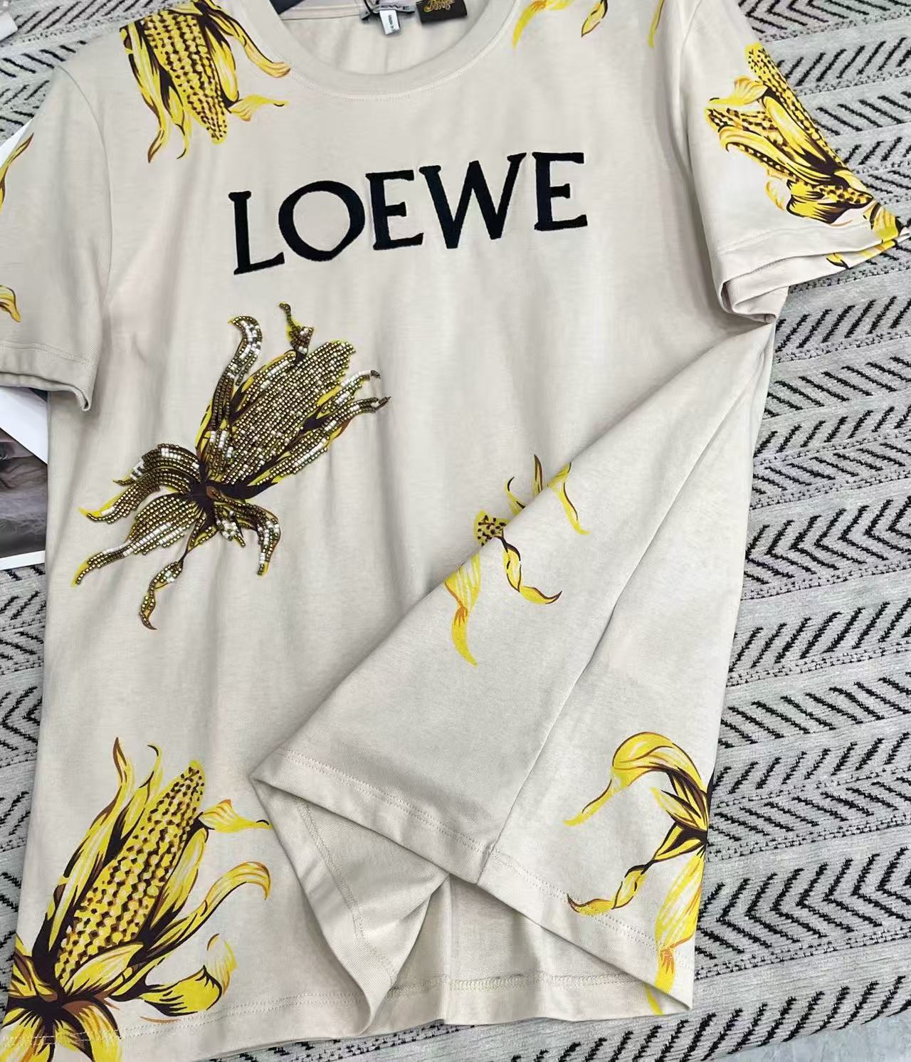 L0WEW ビーズ付きコーンTシャツ【50％割引+送料無料】