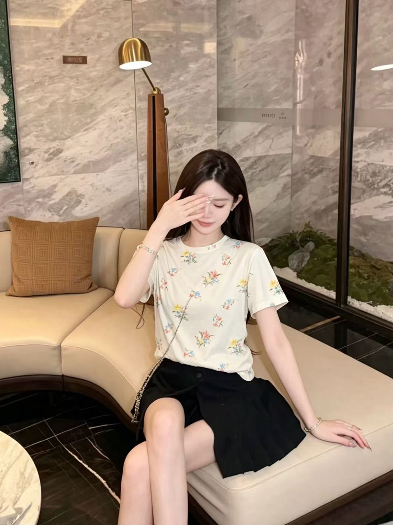 DI0RプリントTシャツ【50％割引+送料無料】