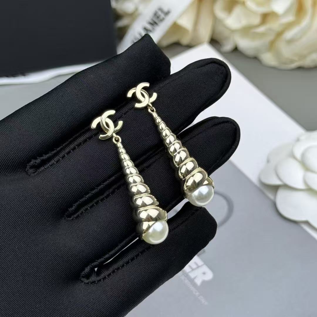 CHANE1 コンクパールスタッドピアス【50％割引+送料無料】
