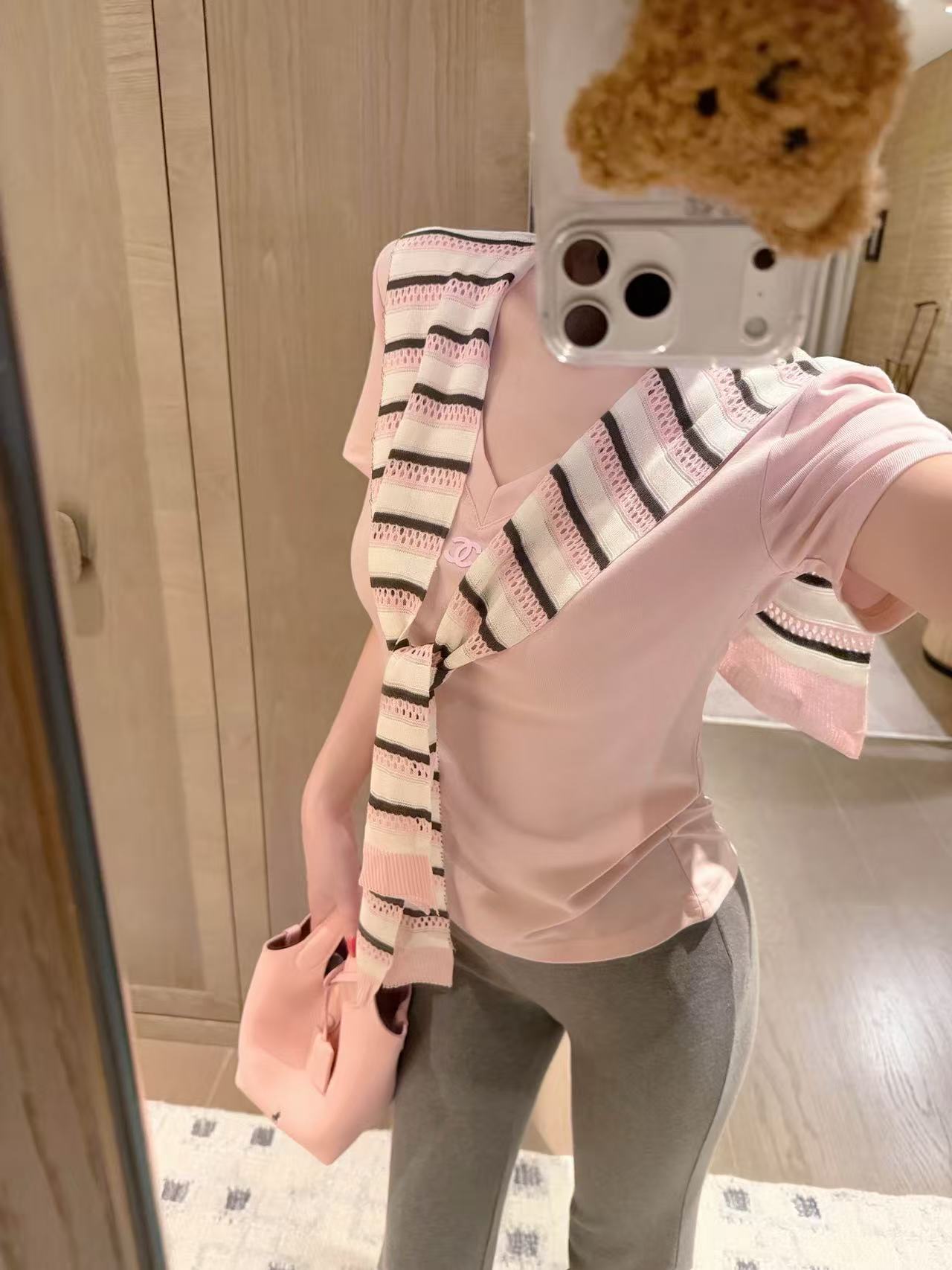 CHANE1 スカーフ + Tシャツ【50％割引+送料無料】