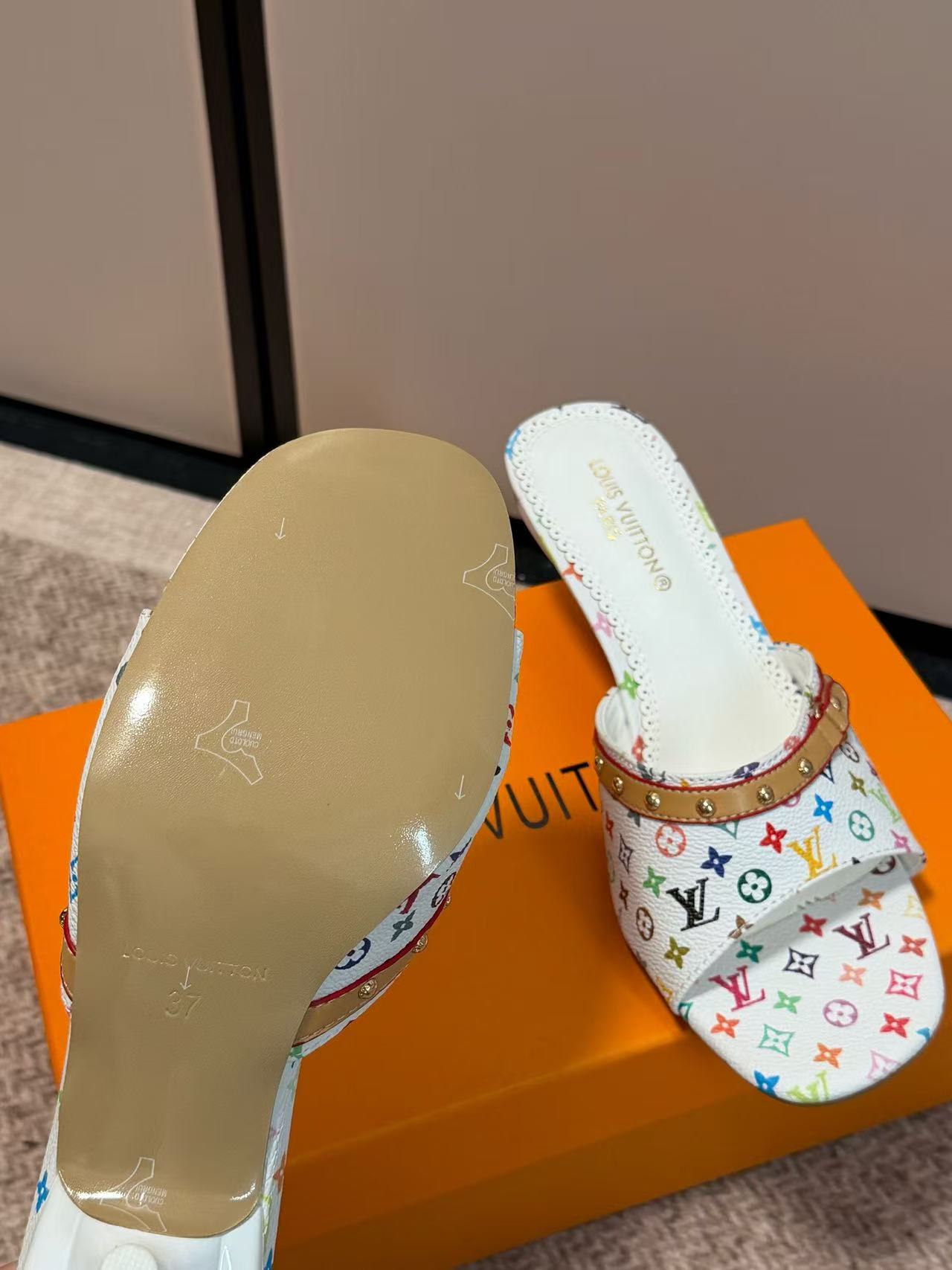 LVプリントのローヒール【50％割引+送料無料】