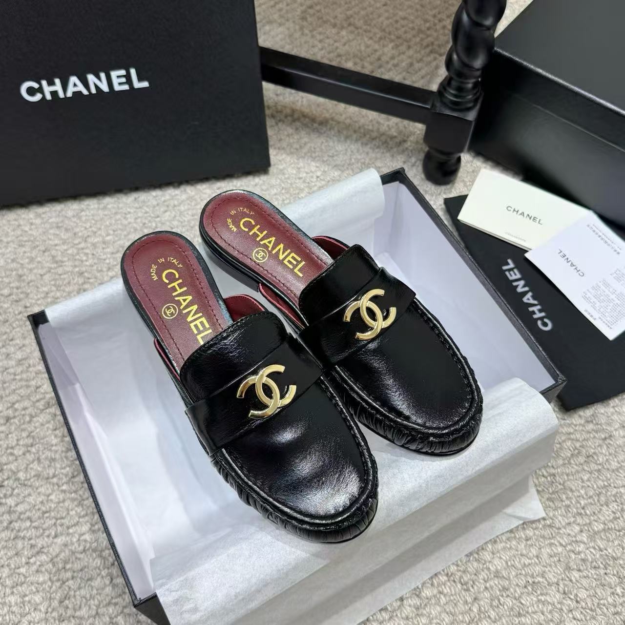 CHANE1 高品質ダブルCスリッパ【50％割引+送料無料】