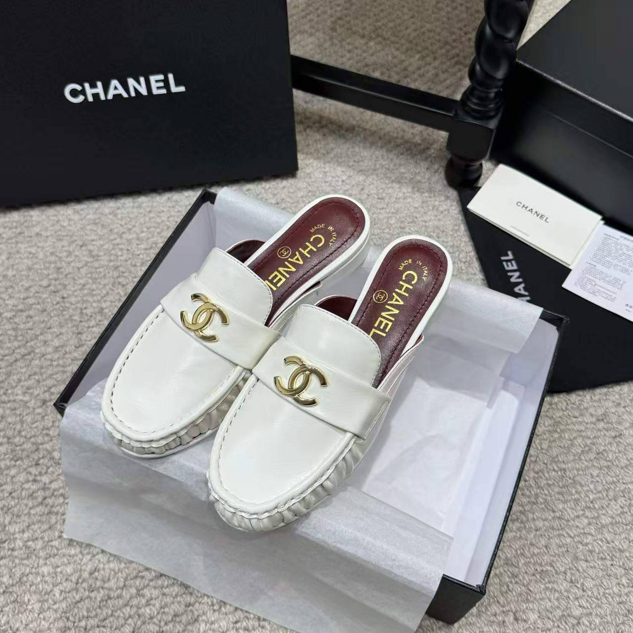 CHANE1 高品質ダブルCスリッパ【50％割引+送料無料】