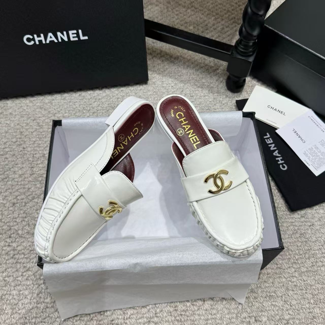 CHANE1 高品質ダブルCスリッパ【50％割引+送料無料】