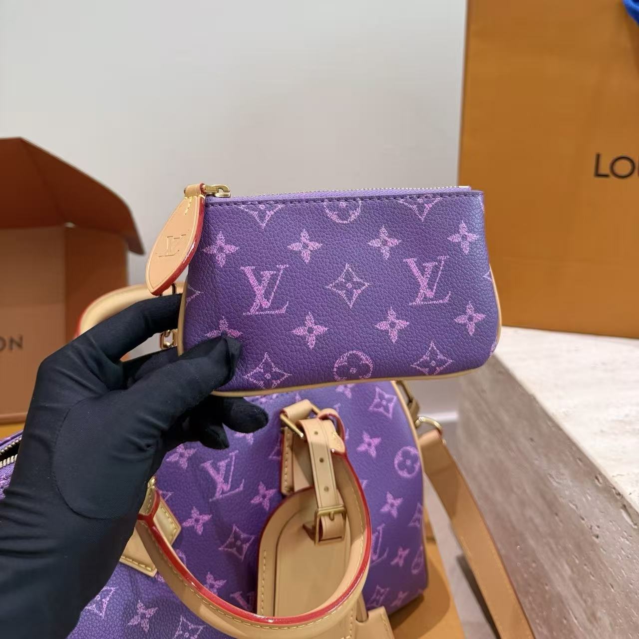 LV Speedy紫色のハンドバッグ【50％割引+送料無料】