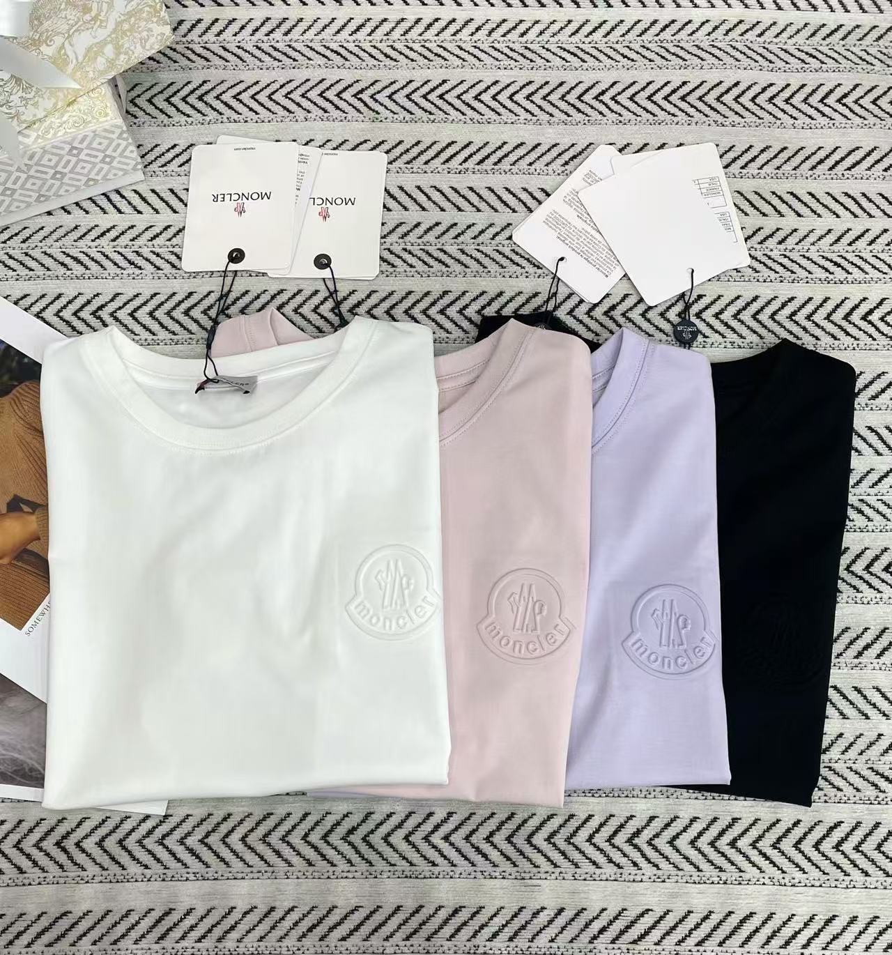 M0NCLER シンプルロゴTシャツ【50％割引+送料無料】