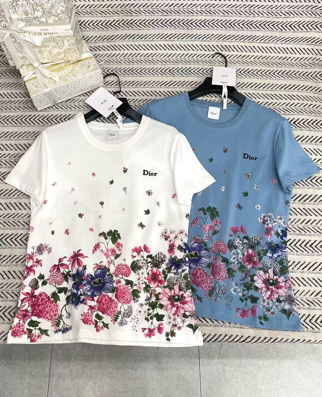 DI0Rプリント文字Tシャツ【50％割引+送料無料】