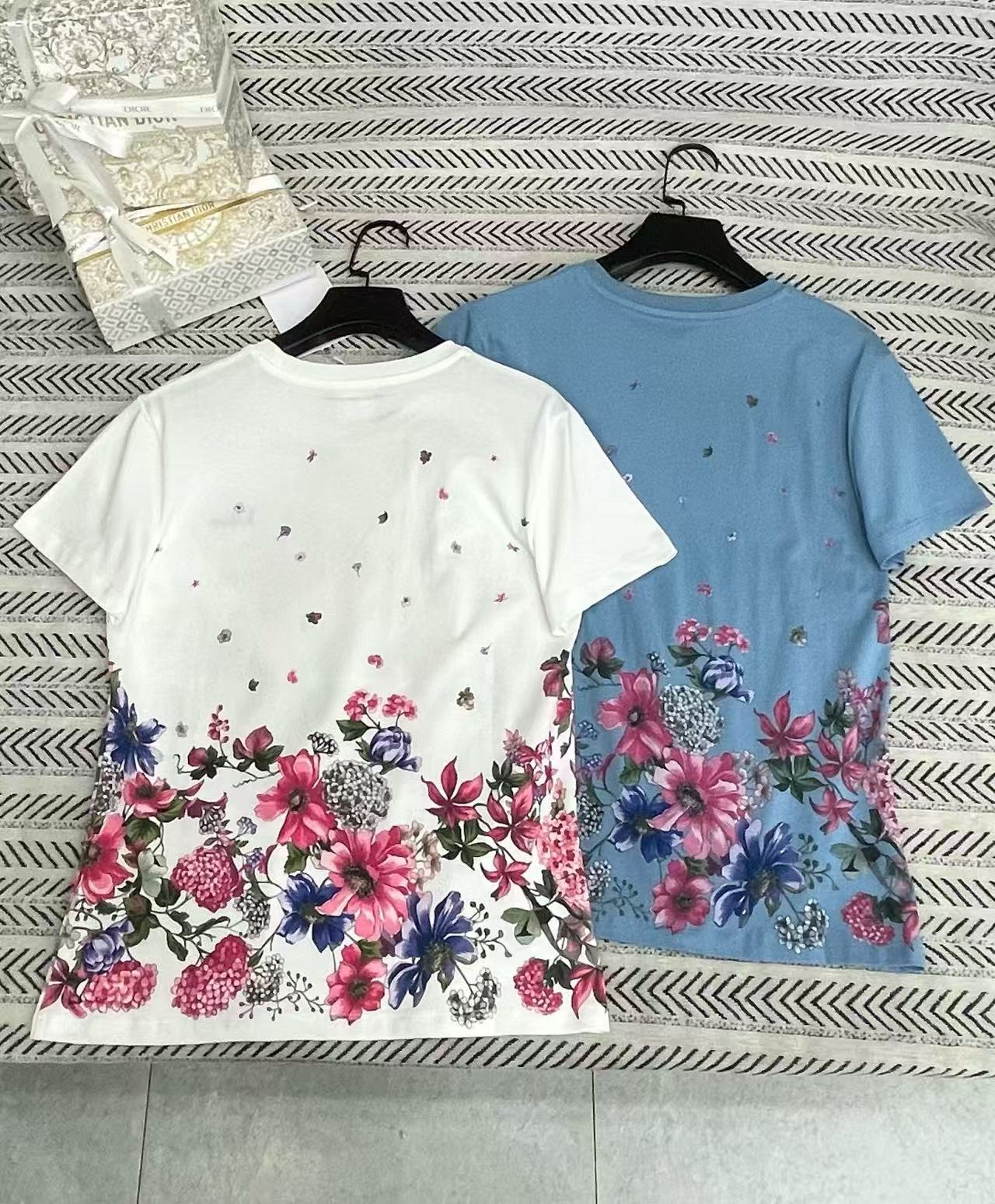 DI0Rプリント文字Tシャツ【50％割引+送料無料】