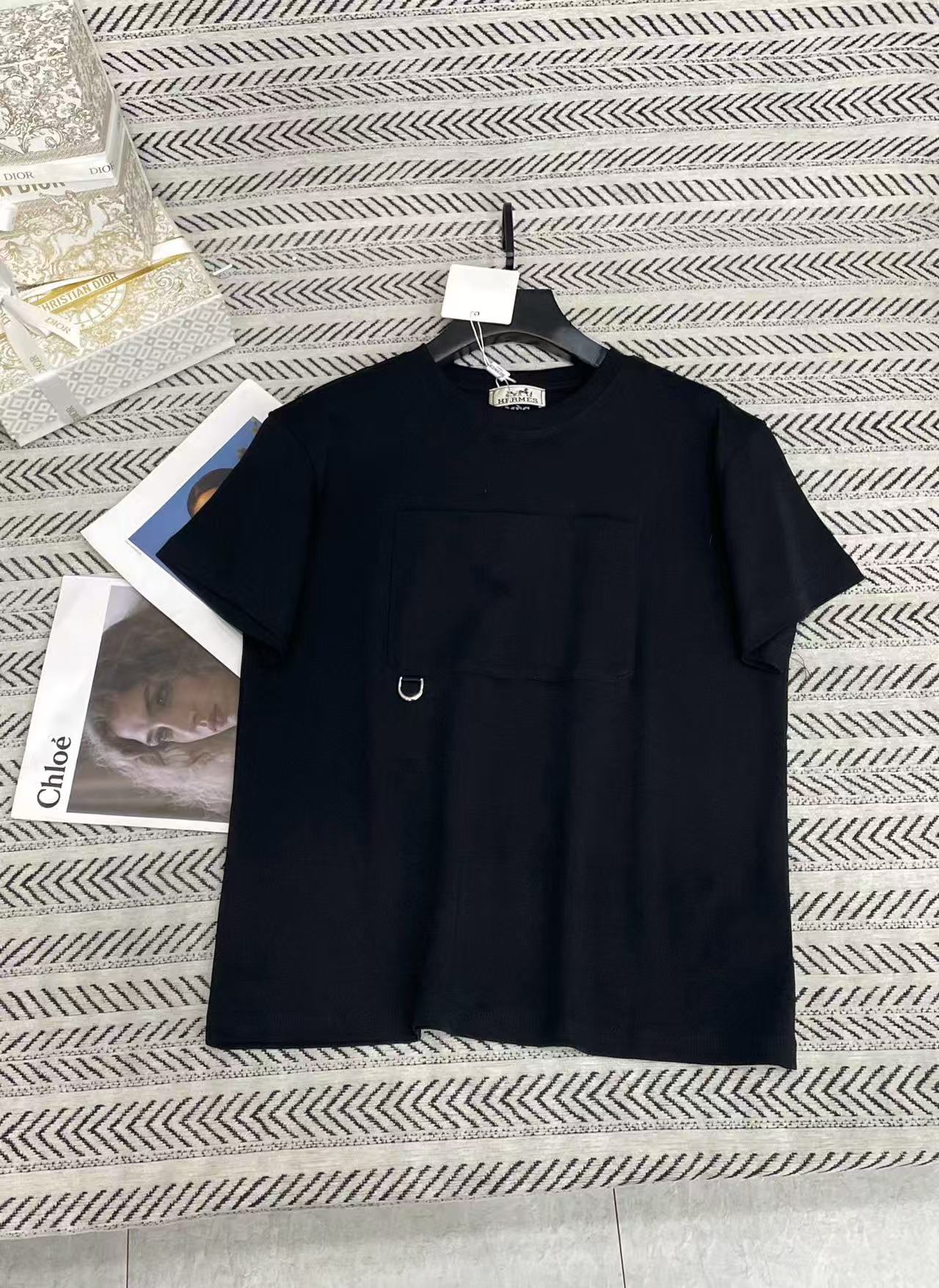 HERME5シンプルな正方形のTシャツ【50％割引+送料無料】