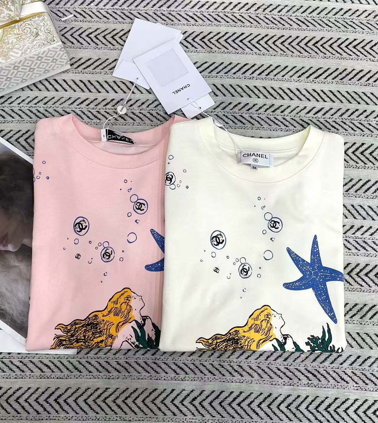 CHANE1 マーメイド 五芒星 Tシャツ【50％割引+送料無料】