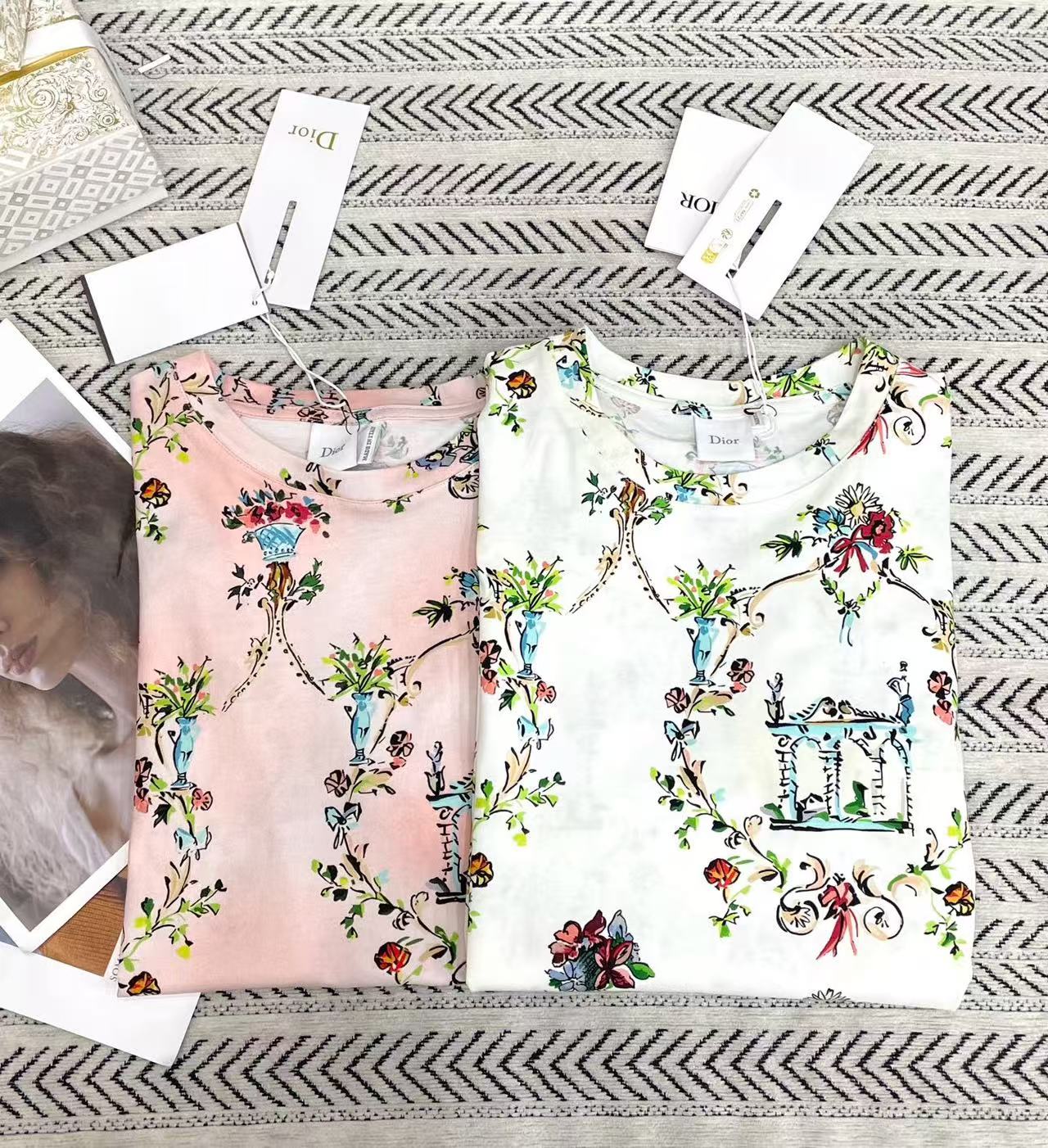DI0RプリントTシャツ【50％割引+送料無料】