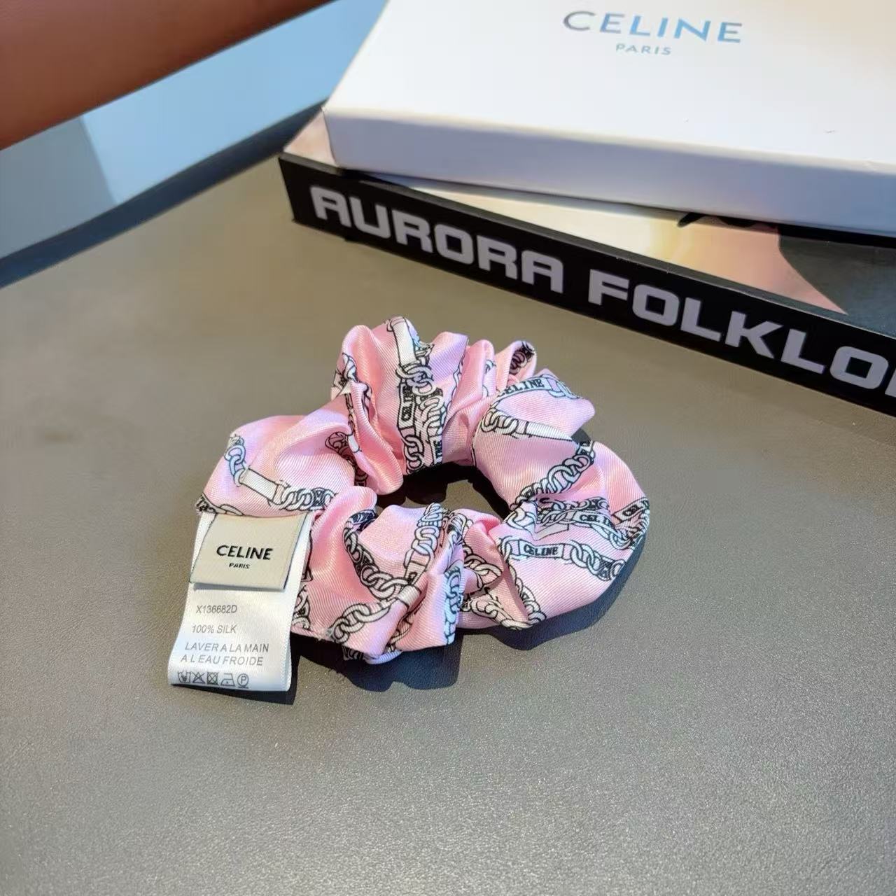 CEL1NE プリントヘアタイ【50％割引+送料無料】