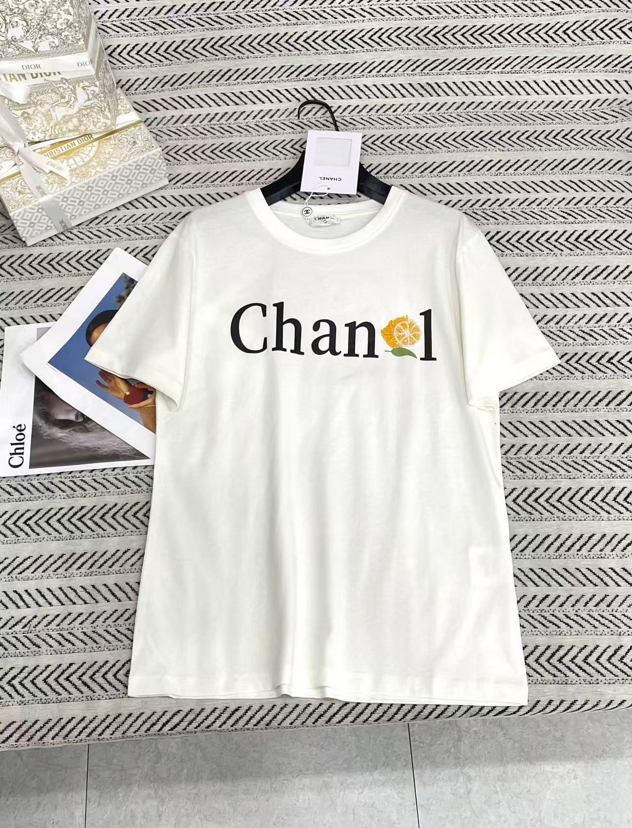 CHANE1 オレンジレターTシャツ【50％割引+送料無料】