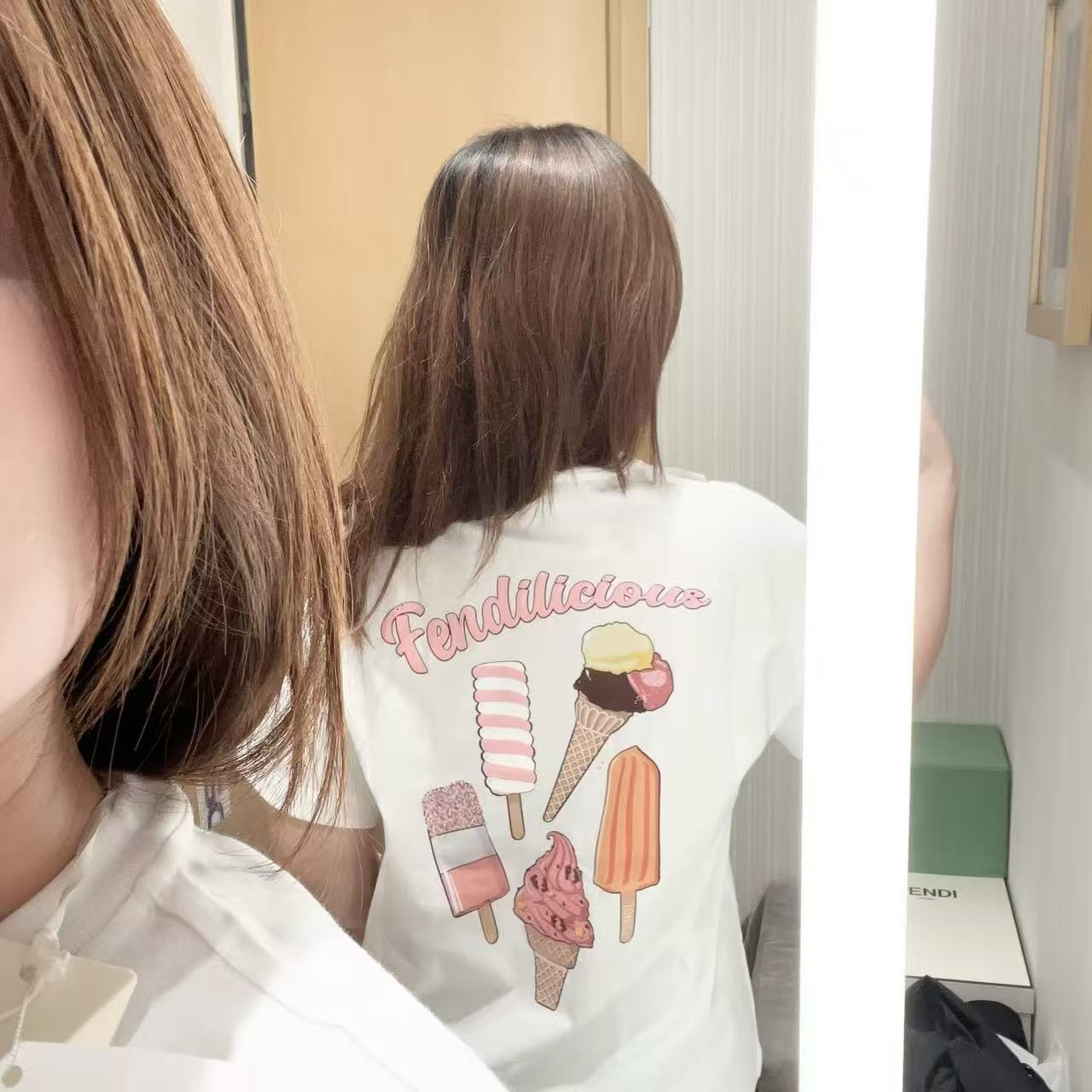 FEND1 アイスクリーム Tシャツ【50％割引+送料無料】