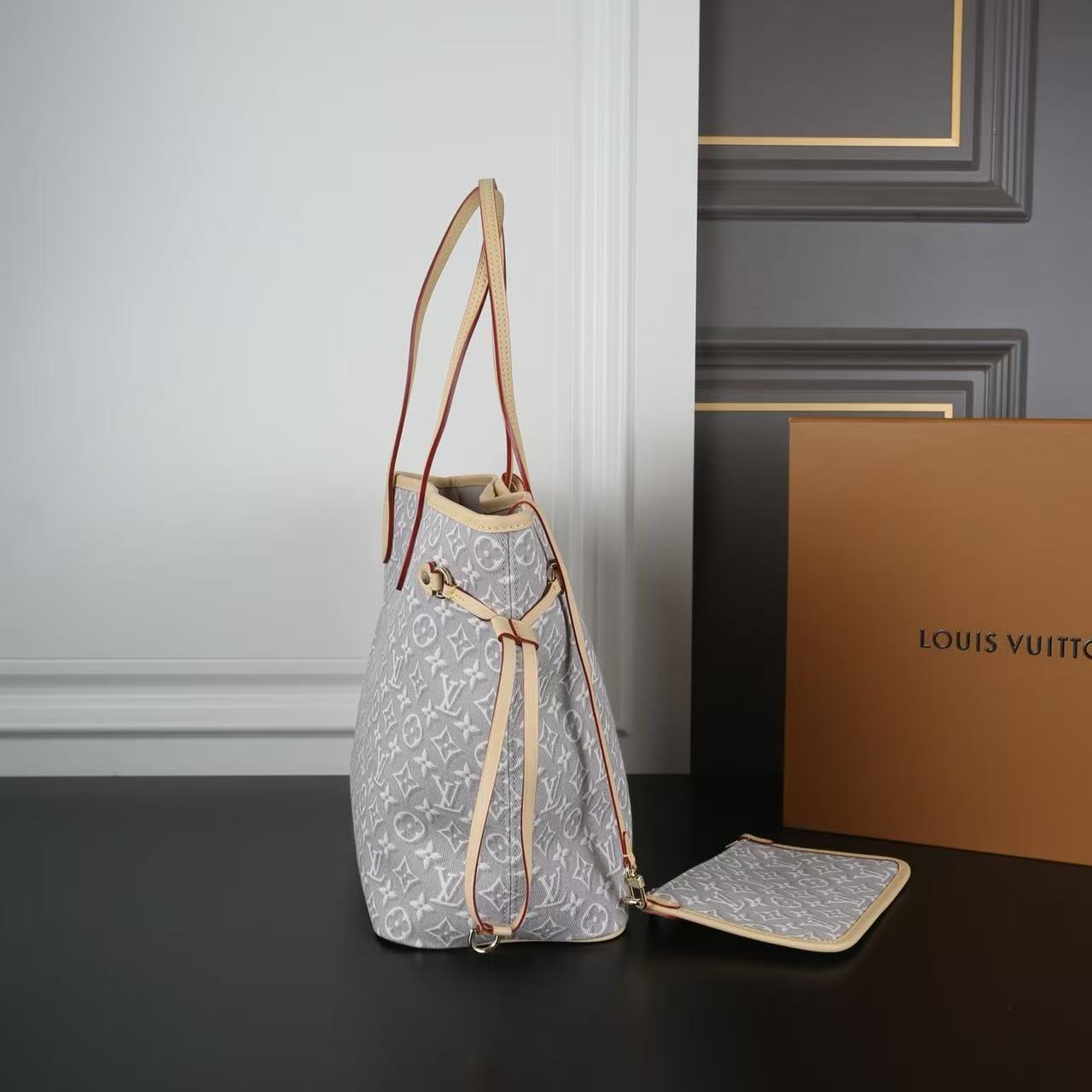 LV NEVERFULLデニムトートバッグ【50％割引+送料無料】