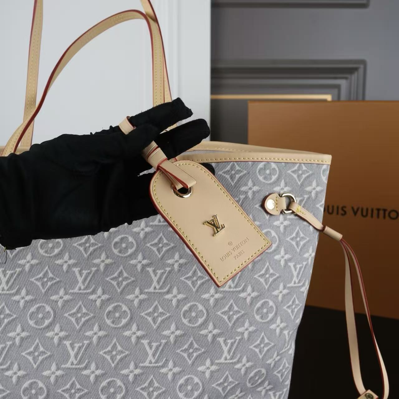 LV NEVERFULLデニムトートバッグ【50％割引+送料無料】