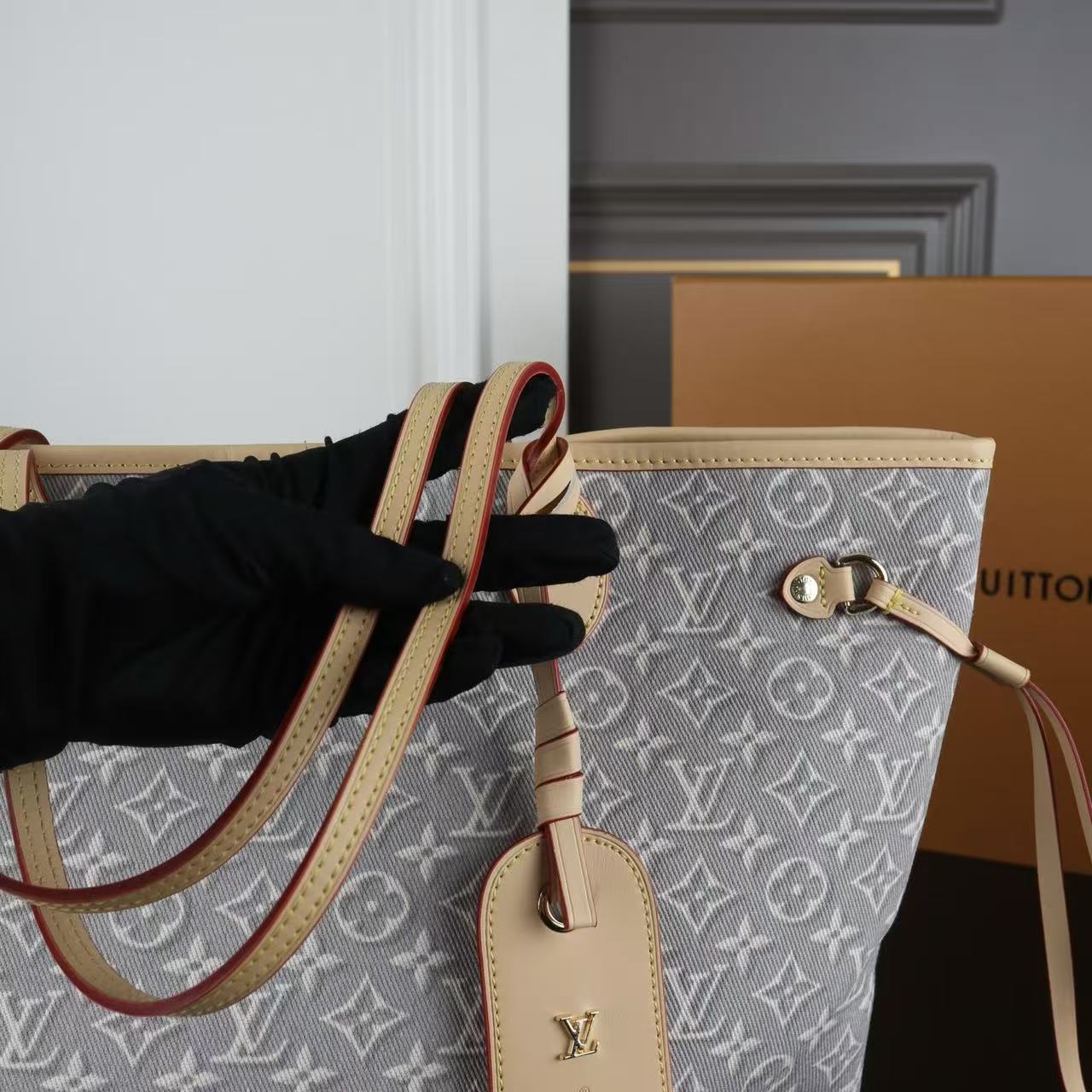 LV NEVERFULLデニムトートバッグ【50％割引+送料無料】