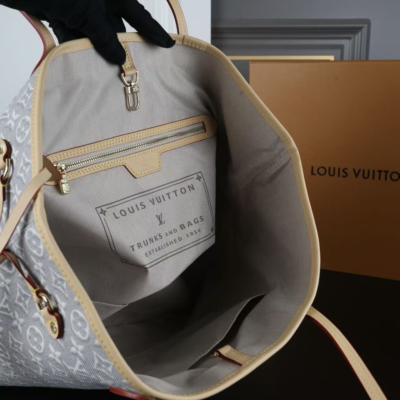 LV NEVERFULLデニムトートバッグ【50％割引+送料無料】