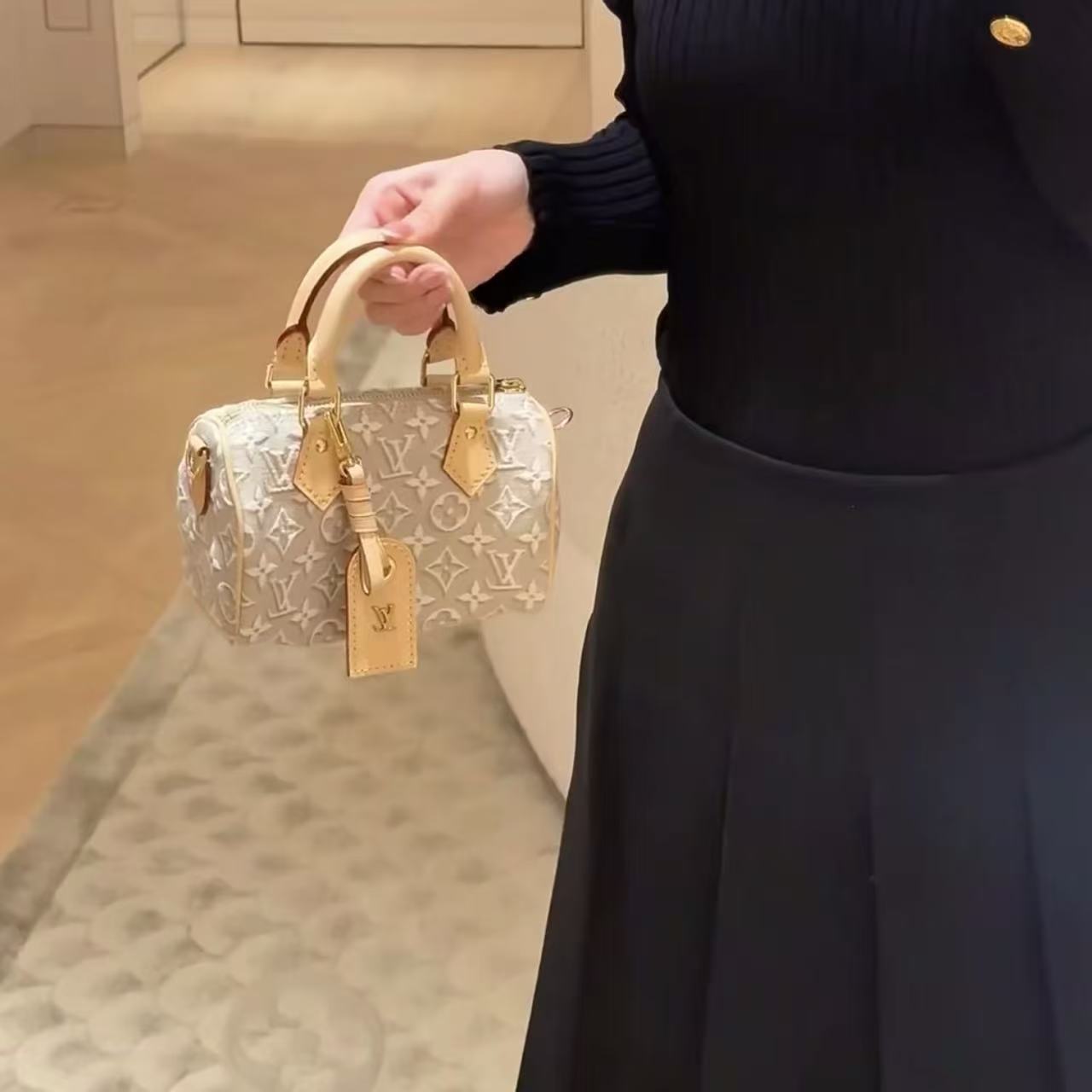 LV Speedy Nanoハンドバッグ【50％割引+送料無料】