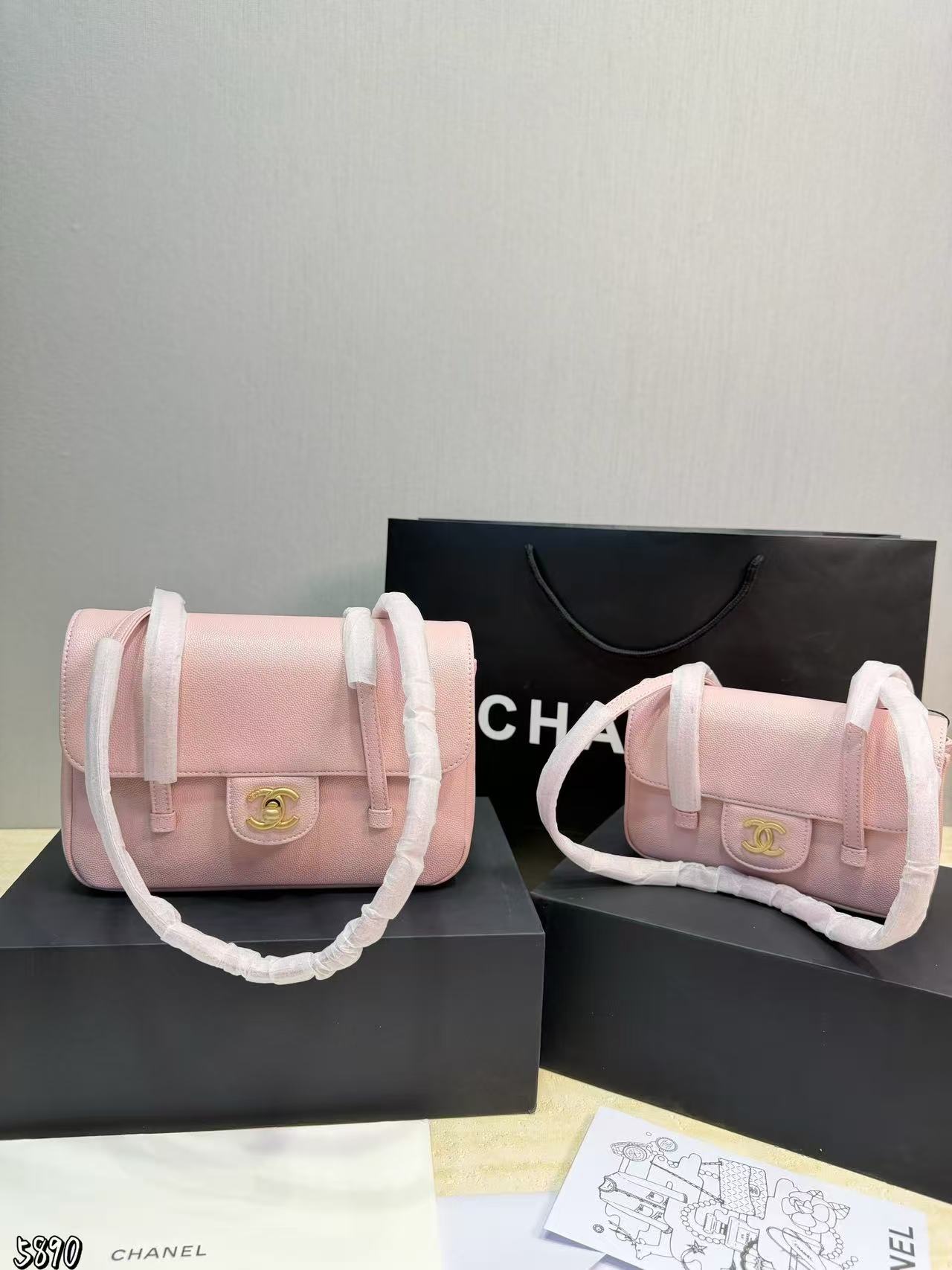 CHANE1 Preppy Coco脇抱えバッグ【50％割引+送料無料】