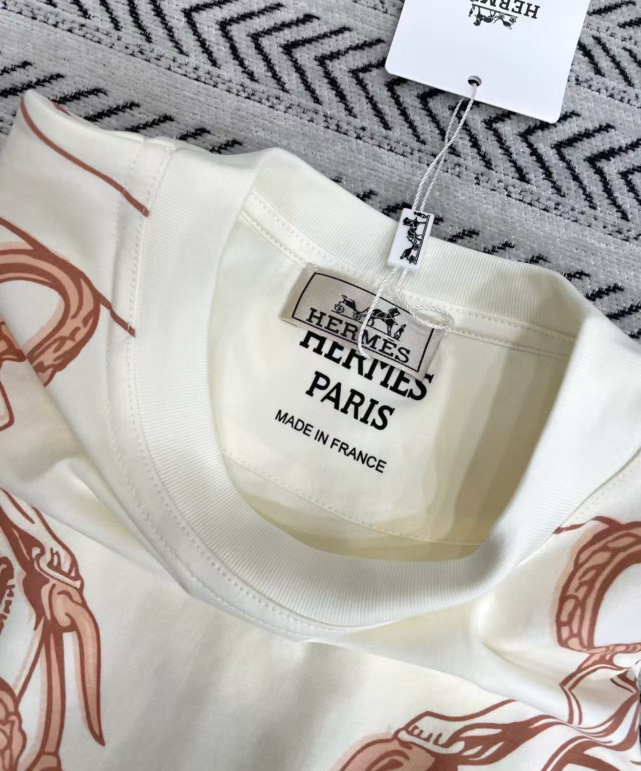 HERME5 チェーンプリントTシャツ【50％割引+送料無料】