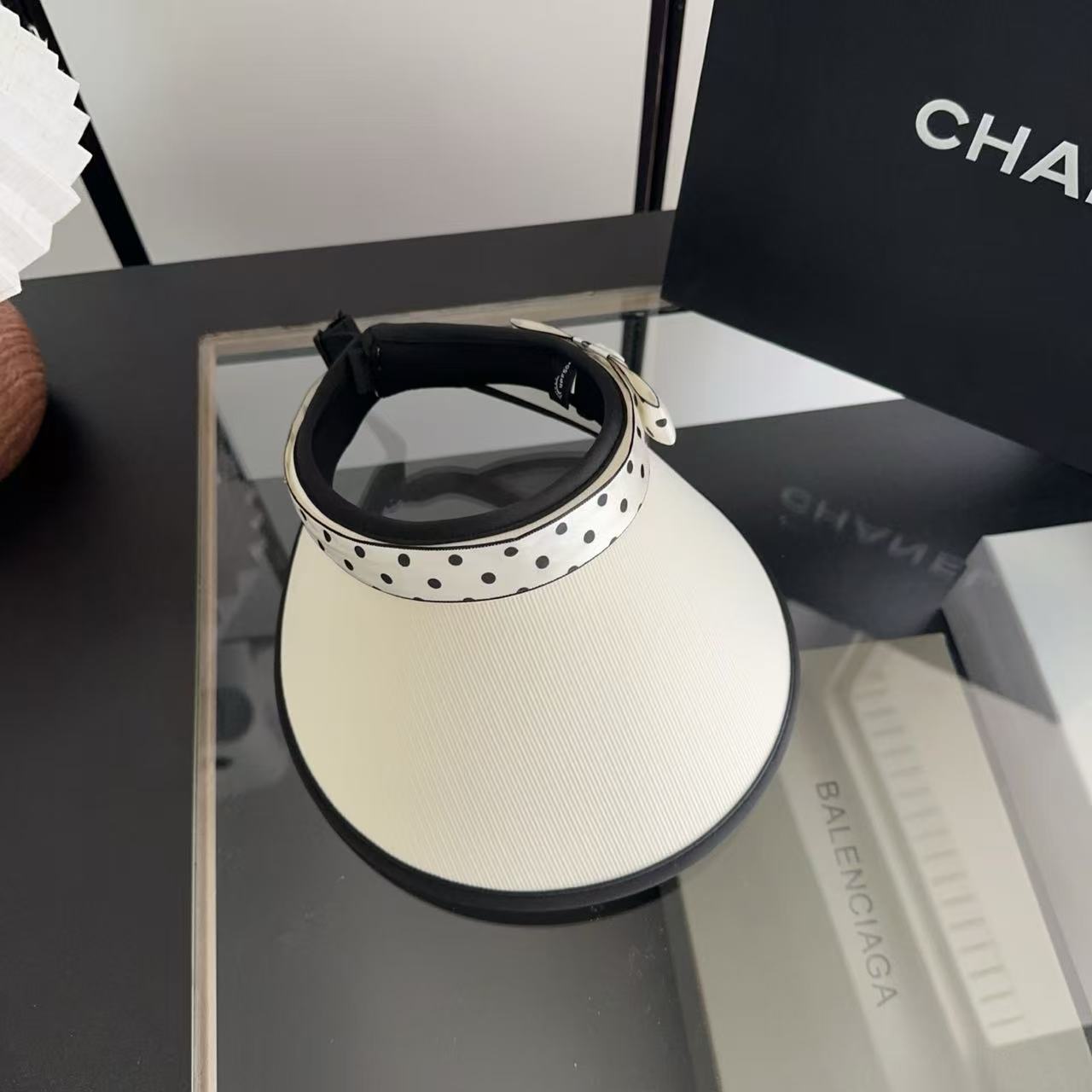CHANE1 ポルカドット柄サンハット【50％割引+送料無料】
